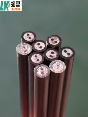 4 inti MgO Isolasi Tipe S kabel termokopel untuk pengukuran suhu tinggi